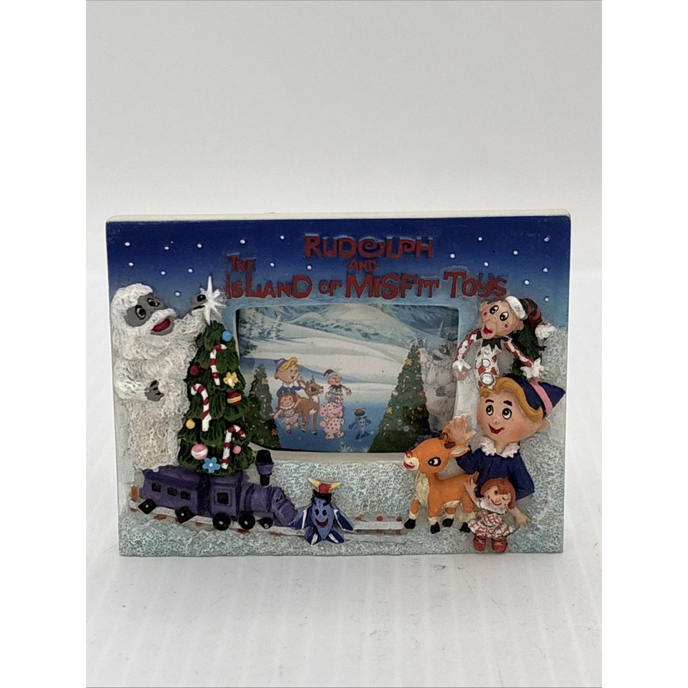 Rudolph Red Nosed Reindeer The Island Of Misfit Toys Photo Holder 3D Magnet